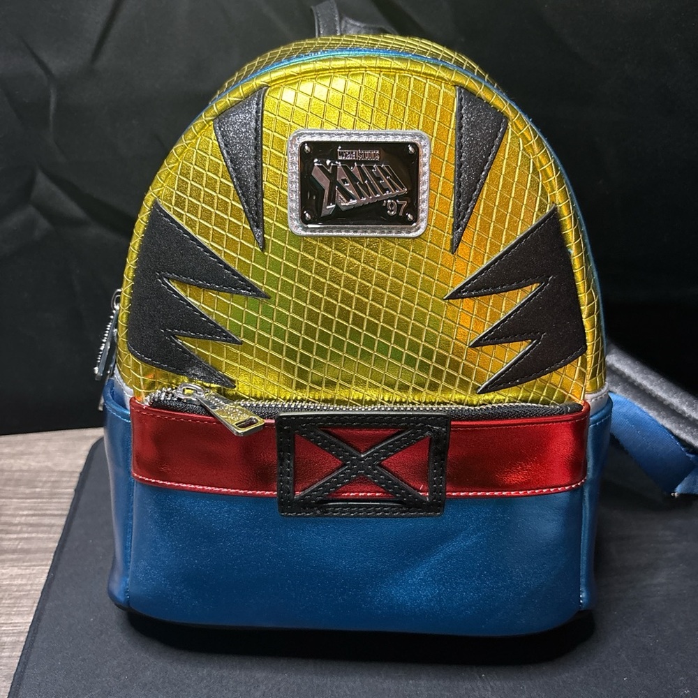 Loungefly X-Men Backpack - Yellow, Red, Blue